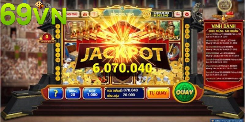 Nổ hũ 69vn cơ hội trúng jackpot với số tiền lớn